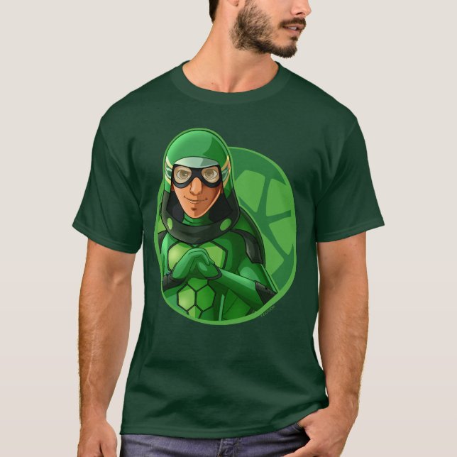 Carapace Green Abzeichen T-Shirt (Vorderseite)