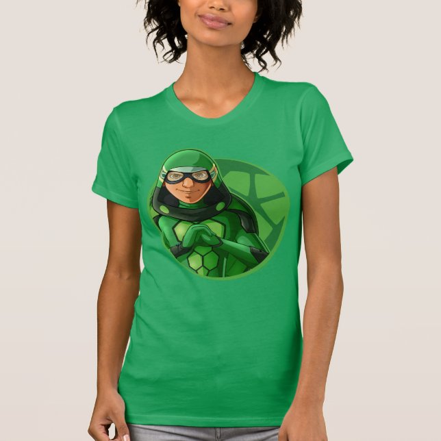 Carapace Green Abzeichen T-Shirt (Vorderseite)