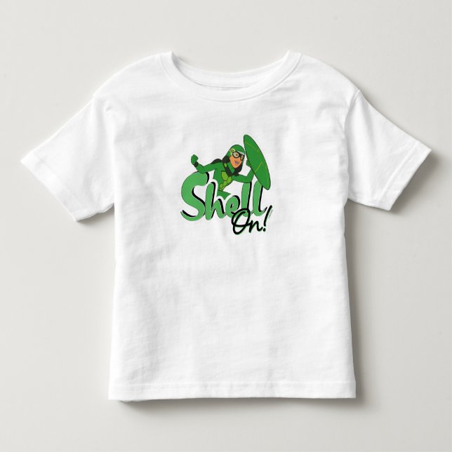 Carapace | Muschel an! Kleinkind T-shirt (Vorderseite)