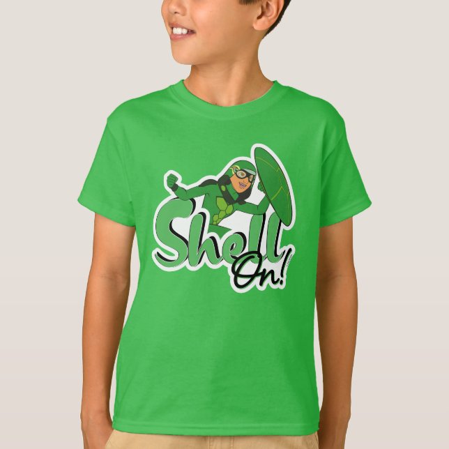 Carapace | Muschel an! T-Shirt (Vorderseite)