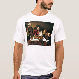 Caravaggio - Abendessen bei Emmaus - klassische T-Shirt