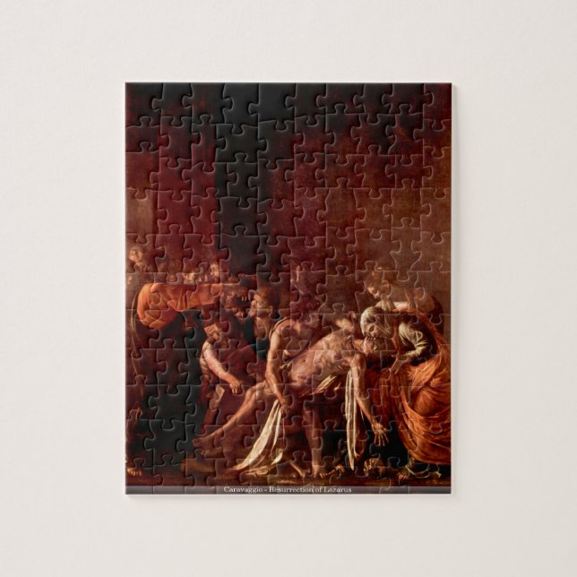 Caravaggio - Auferstehung von Lazarus-Puzzlespiel (Vertikal)
