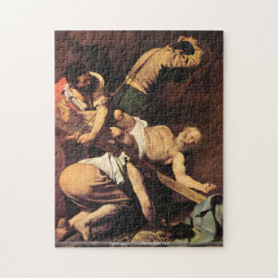 Caravaggio - crucifixion de puzzle de St Paul