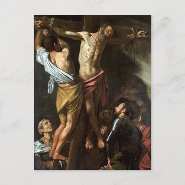 Caravaggio Die Kreuzigung des Heiligen Andreas Postkarte (Vorderseite)