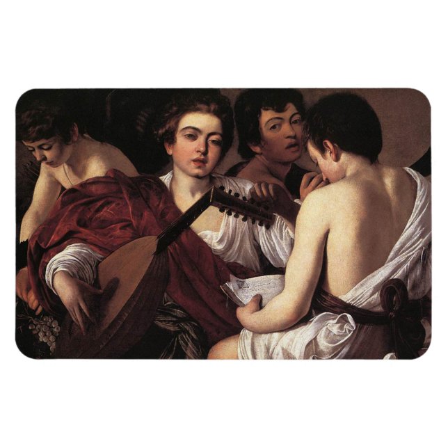 Caravaggio: Die Musiker Magnet (Horizontal)