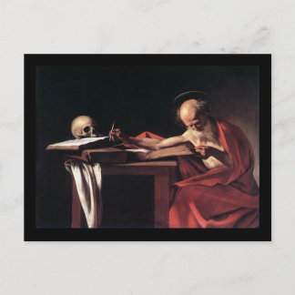 Caravaggio Hl. Hieronymus Postkarte