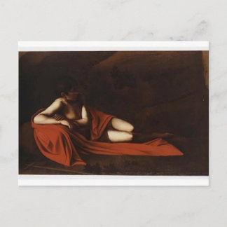 Caravaggio - Johannes der Täufer (Neukleidung des Postkarte