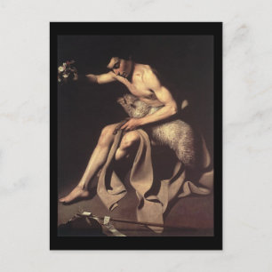 Caravaggio Johannes der Täufer Postkarte