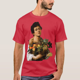 Caravaggio Junge mit einem Korb voller Früchte 2 T-Shirt