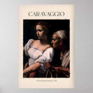 Caravaggio-Kunstprint - Judith enthauptet Holofern Poster