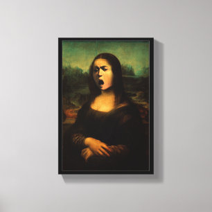 Caravaggio Medusa Mona Lisa  Leinwanddruck