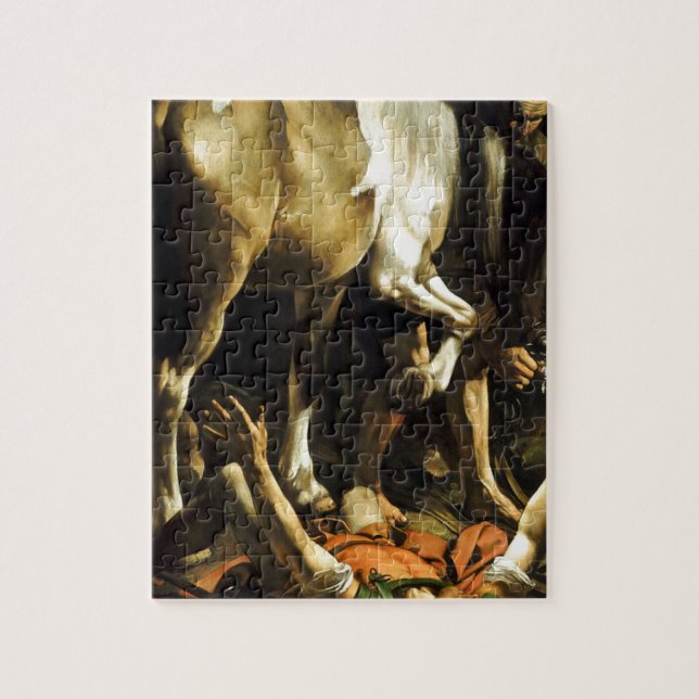 Caravaggio - Umwandlung auf der Weise nach (Vertikal)