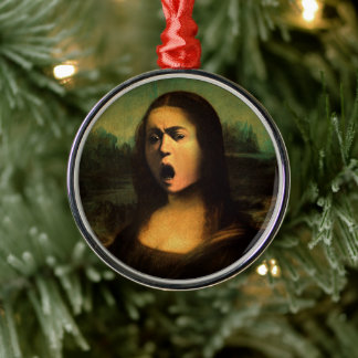 Caravaggios Mona Lisa Ornament Aus Metall