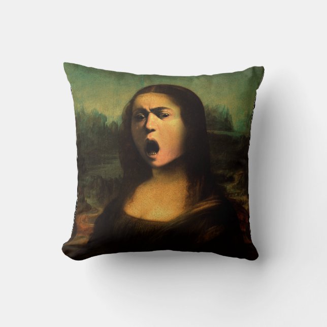 Caravaggios Mona Medusa Kissen (Vorderseite)