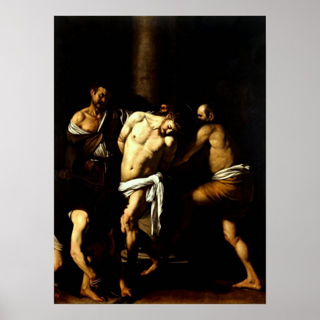 Caravaggios Vorbildgebung Christi Poster (Vorne)