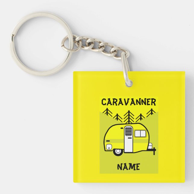 Caravan Art gifts - Liebe My Caravan Schlüsselanhänger (Vorderseite)