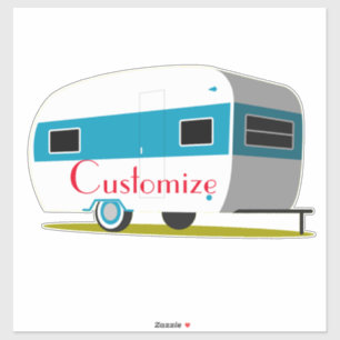 Caravan Camper RV Thunder_Cove Aufkleber