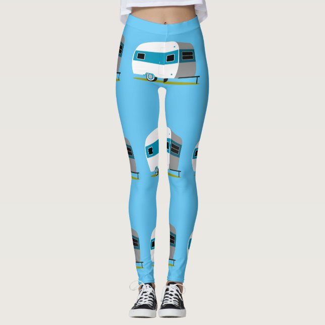 Caravan Camper RV Thunder_Cove Leggings (Vorderseite)