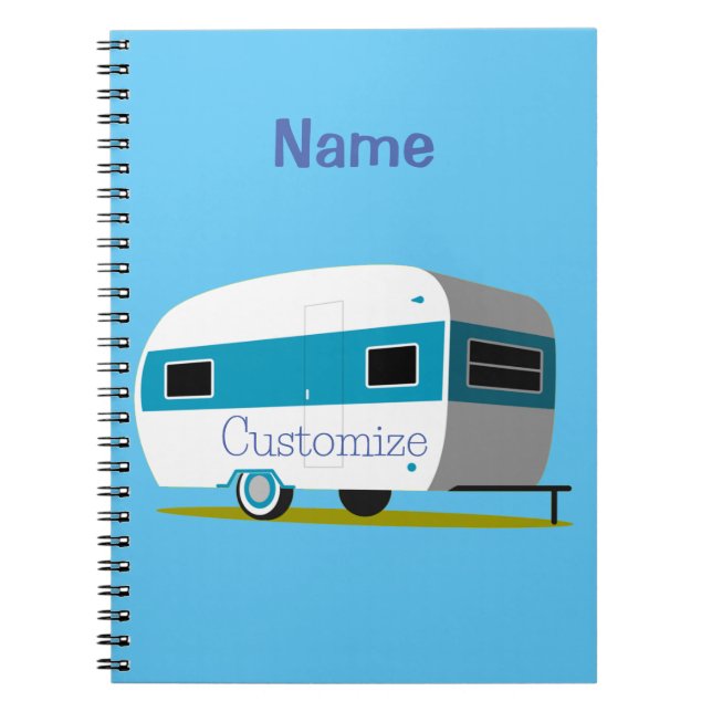 Caravan Camper RV Thunder_Cove Notizblock (Vorderseite)