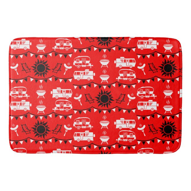 Caravan Camping Deco Badematte (Vorderseite)