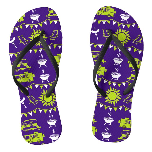 Caravan Camping Deco Flip Flops (Fußbett)
