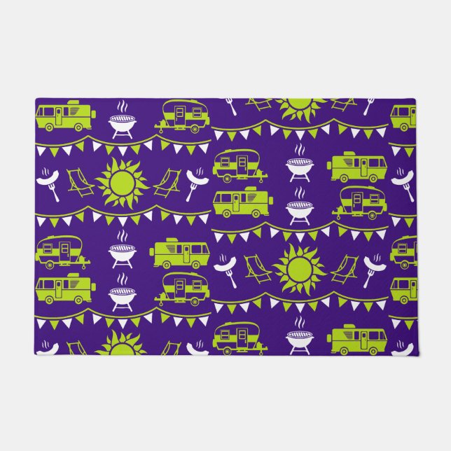 Caravan Camping Deco Fußmatte (Vorderseite)