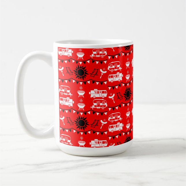 Caravan Camping Deco Kaffeetasse (Links)