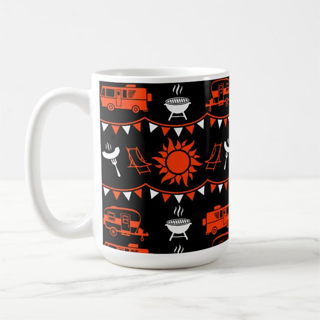 Caravan Camping Deco Kaffeetasse (Links)