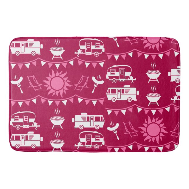 Caravan Camping Wohngestaltung Badematte (Vorderseite)