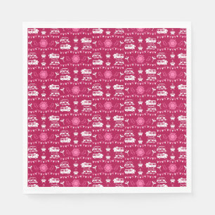 Caravan Camping Wohngestaltung Serviette