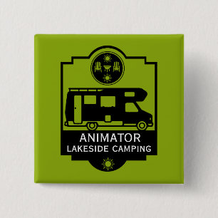Caravan Campingplatz Business Button