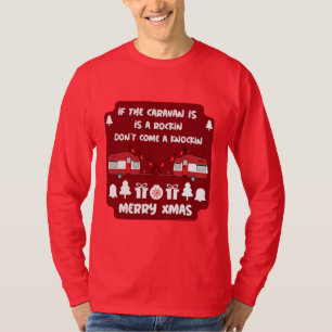 Caravan Happy Christmas Camping T-Shirt