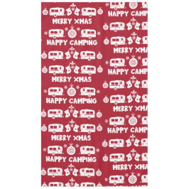 Caravan Happy Christmas Camping Tischdecke