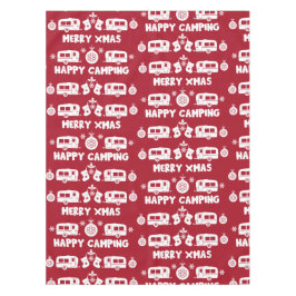 Caravan Happy Christmas Camping Tischdecke