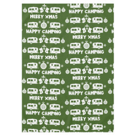 Caravan Happy Christmas Camping Tischdecke