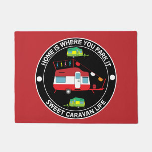 Caravan Kunstgeschenke - Liebe Meine Karawane Kaff Fußmatte