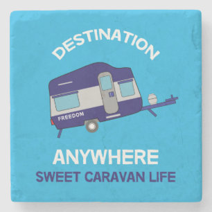 Caravan Kunstgeschenke - Liebe Meine Karawane Kaff Steinuntersetzer