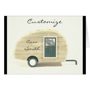 Caravane vintage de gitan de remorque de larme