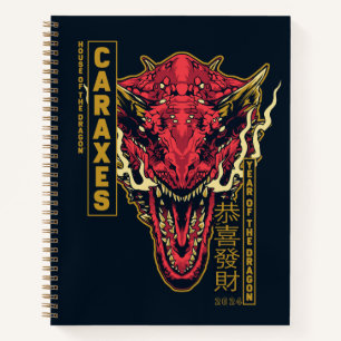Caraxes Head Year of the Dragon   恭 喜 發 財 Notizbuch