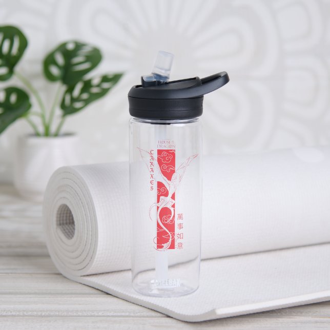 Caraxes in Flight Banner Chinesisch Neujahr | 萬 事  Trinkflasche (Yoga)