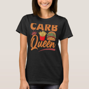 Carb Queen Burger and Friends Fast Food T-Shirt