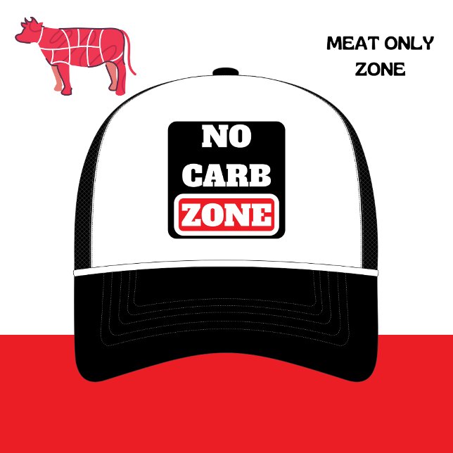 Carb Zone (100% CARNIVORE) Truckerkappe (Von Creator hochgeladen)