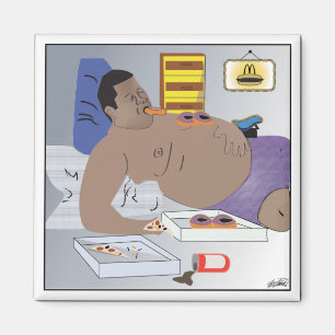 Carbes Vous faire grasse Aimant de cuisine