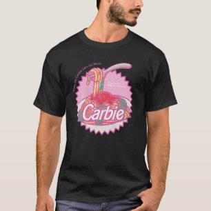 Carbie I Liebe Carbon Brot Pasta Pizza Retro Pink  T-Shirt