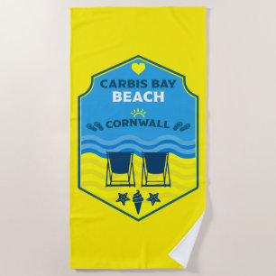 Carbis Bay Beach Cornwall Strandtuch
