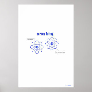 carbon dating (poster) poster