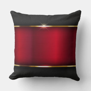 Carbon Golden Roter Wurfkissen Kissen
