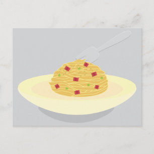 Carbonara_Illustration Postkarte