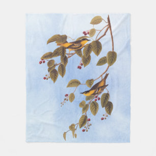 Carbonated Warbler Audubon Bird Fleecedecke