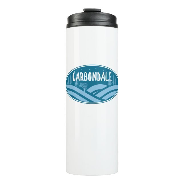 Carbondale Colorado Außenbereich Thermosbecher (Vorderseite)